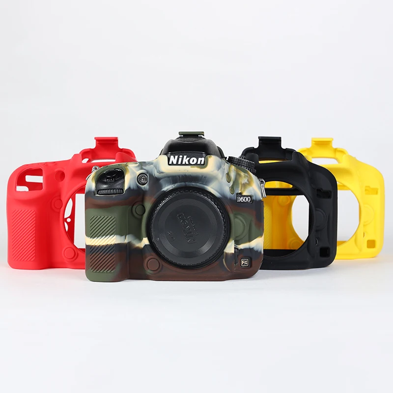 Soft Camera Bag Silicone Case Rubber case For Nikon D600 D610 Protective Body Cover Skin | Электроника