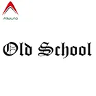 Наклейка виниловая непромокаемая, 16 х3 см, с надписью старой школы