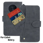 Кожаный чехол-кошелек Cubot MAX 3, модный роскошный чехол-книжка 6,95 дюйма с передней картой, чехол для Cubot MAX 3, деловые магнитные чехлы для телефонов