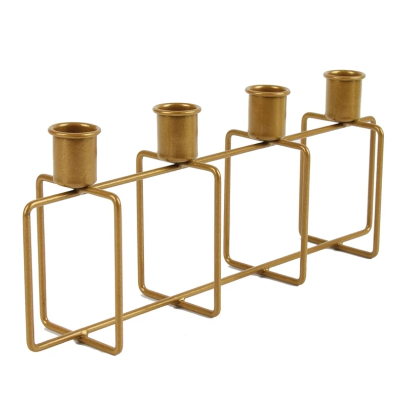 

European Metal Candlestick Candle Holder Candelabrum Stand Candlelight Dinner Wedding Party Home Decoration