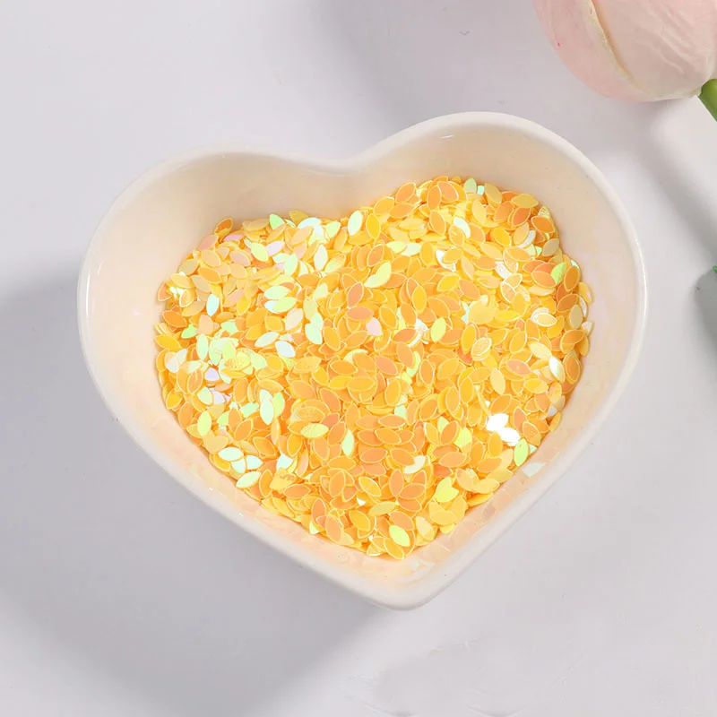 4x2 мм конский глаз ногти блёстки Дети DIY рисовые зерна бусины PVCAB цвет небольшой