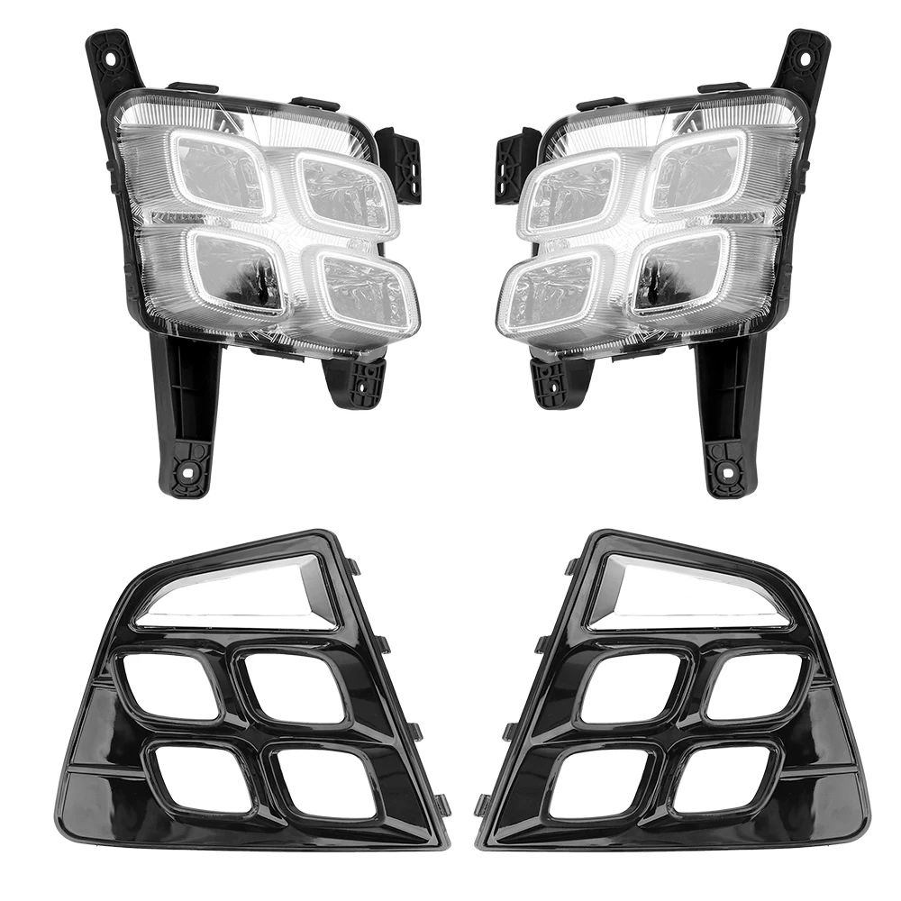 LEEPEE 2 шт. головной светильник день Святого дневного светодиодный туман DRL