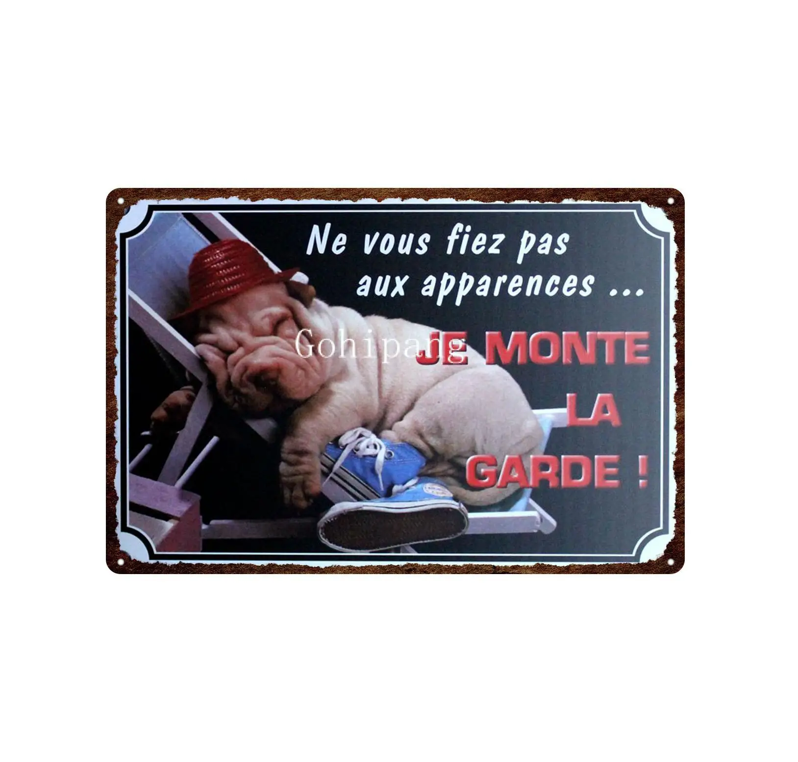 Новинка милые домашние собаки металлические вывески для домашнего декора