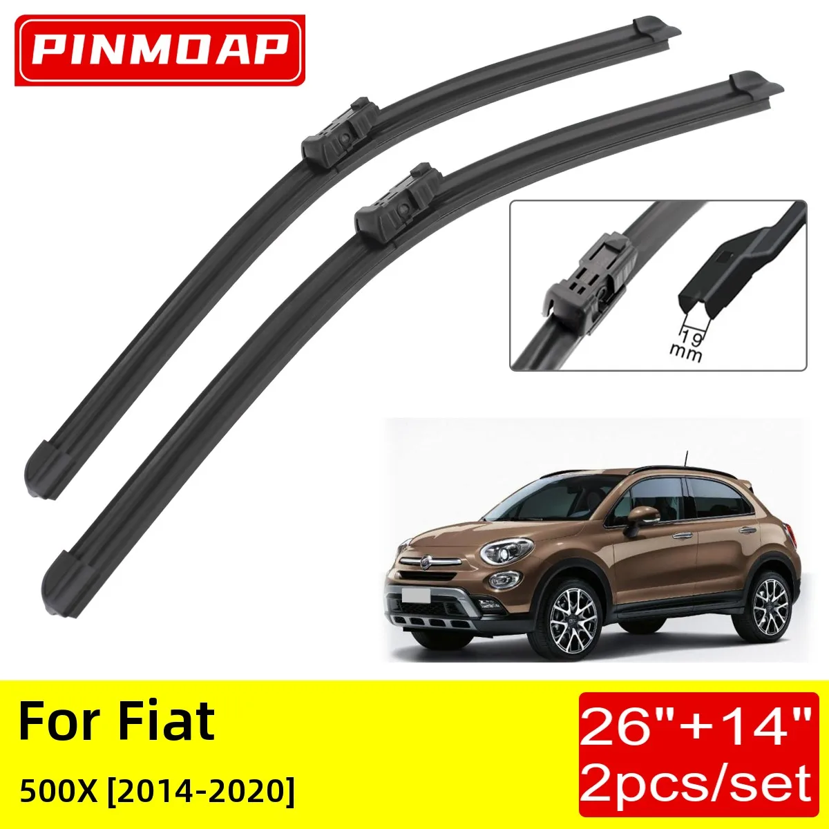 

Щетки стеклоочистителя передние для Fiat 500X 2014 2015 2016 2017 2018 2019 2020