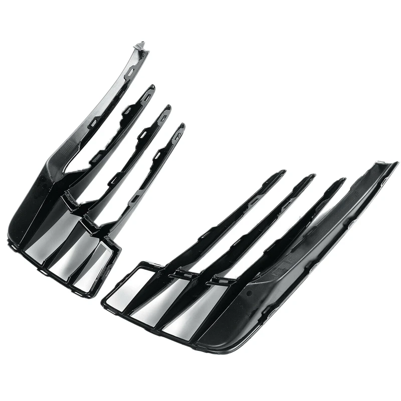 

Car Black Car Front Fog Light Grille Grill Lower Bumper Grill Cover for Golf MK7 2014-2017 5G0853665E 5G0853666E