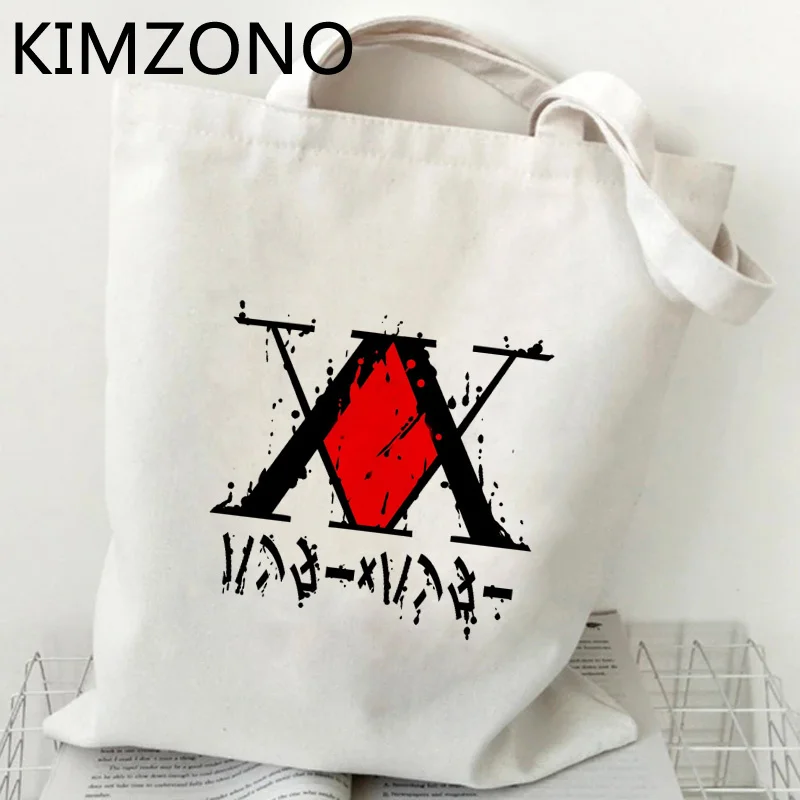 

Сумка для покупок Killua Hunter x Hunter, женская сумка для покупок, сумка для переработки, многоразовая сумка, плетеная Сумка