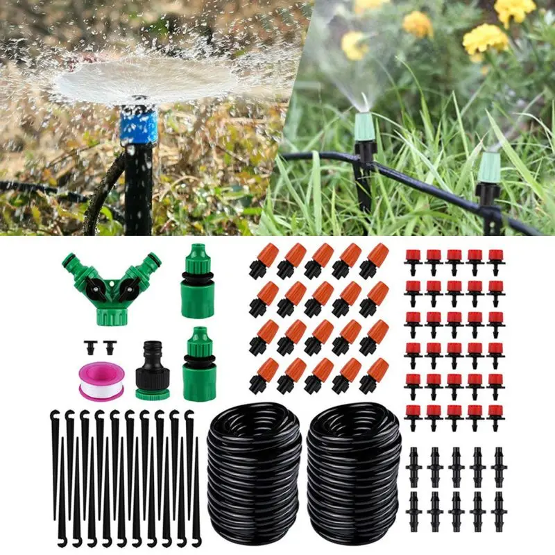 

Drip Irrigation Kit 149ft/30m Adjustable Garden Automatic Irrigation System Kits P31E