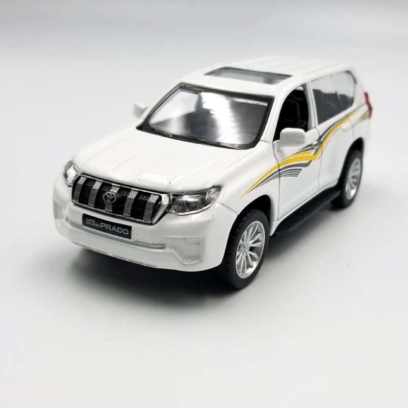 Весы CAIPO для внедорожника Toyota Prado 1:42 литая металлическая модель автомобиля с