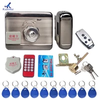 door access control system keyless electronic door lock swipe card lock remote control lock key swipe locks 1000users