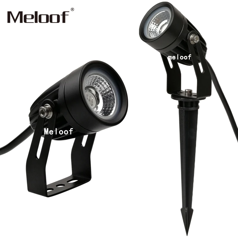3 Вт Мини RGB Led садовый светильник для газона 12 V AC 85-265 V Открытый IP65 Водонепроницаемый наружный Точечный светильник Настенные светильники белого красные, синие зеленый лампа на штативе