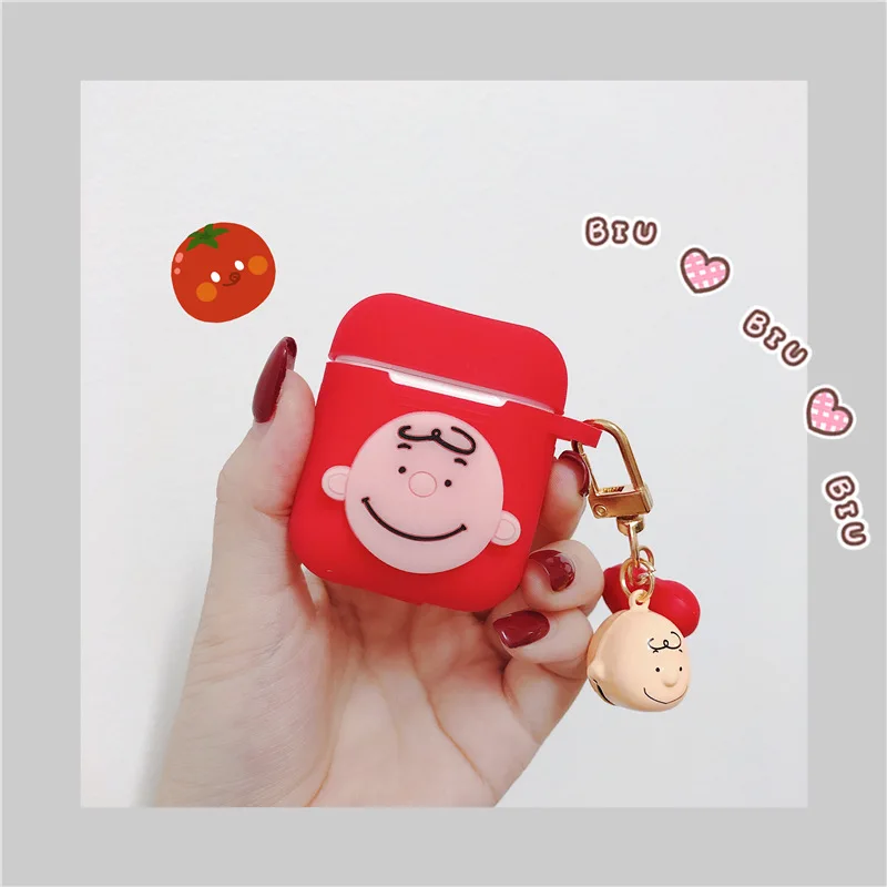 Новый мультяшный силиконовый чехол для Airpods 2 милый наушников аксессуары