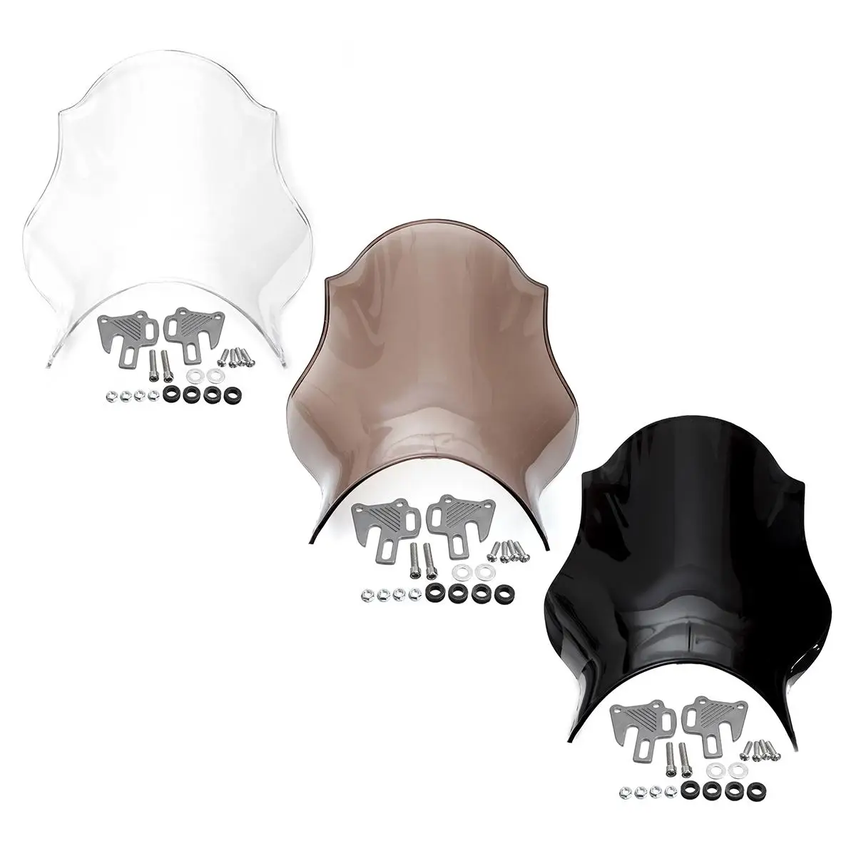 Горячая новинка ABS универсальный мотоцикл лобовое стекло для Honda/Yamaha/Kawasaki/Suzuki