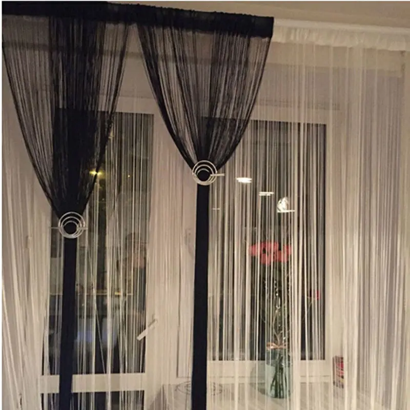Штора на окно дверь занавеска задник с кисточками декор для комнаты романтичная