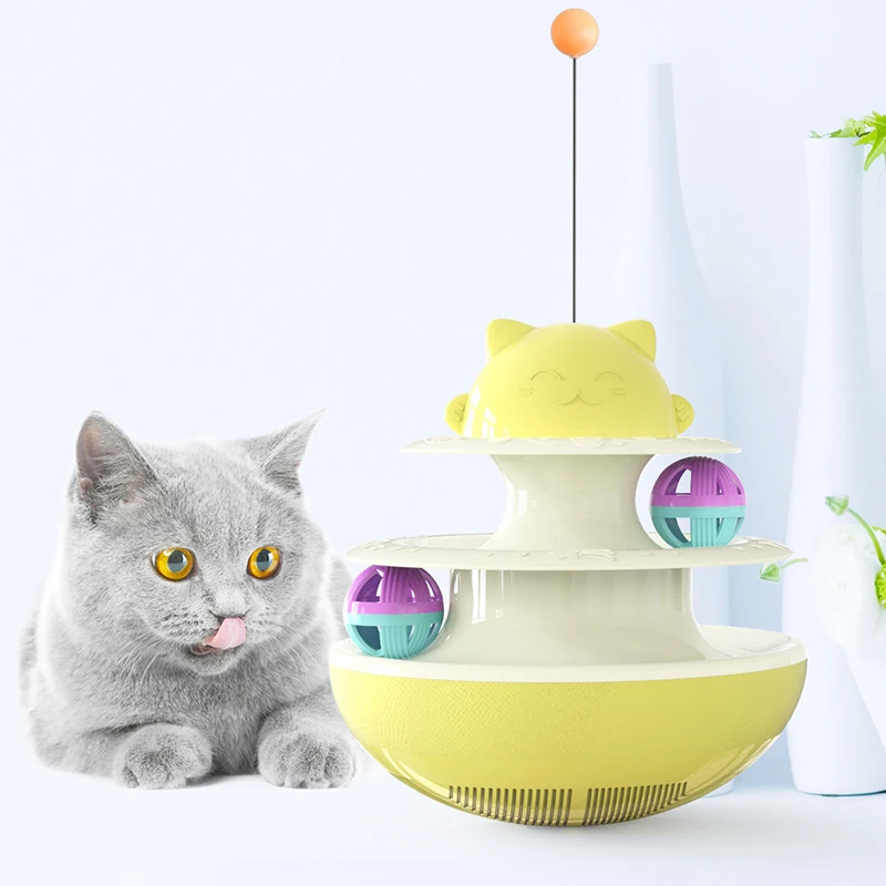 drop shipping Pet supplies cat god educational toys turntable self-hey interactive play disk track ball toy brain game | Дом и сад
