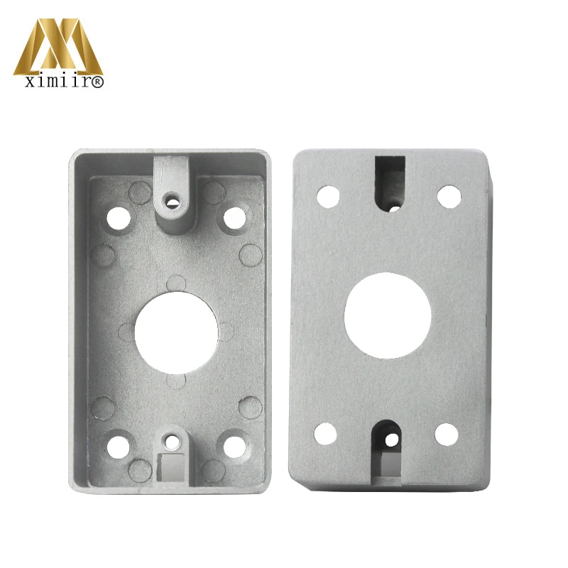 Металлическая Монтажная задняя коробка из цинкового сплава EB01 для 86 типа не