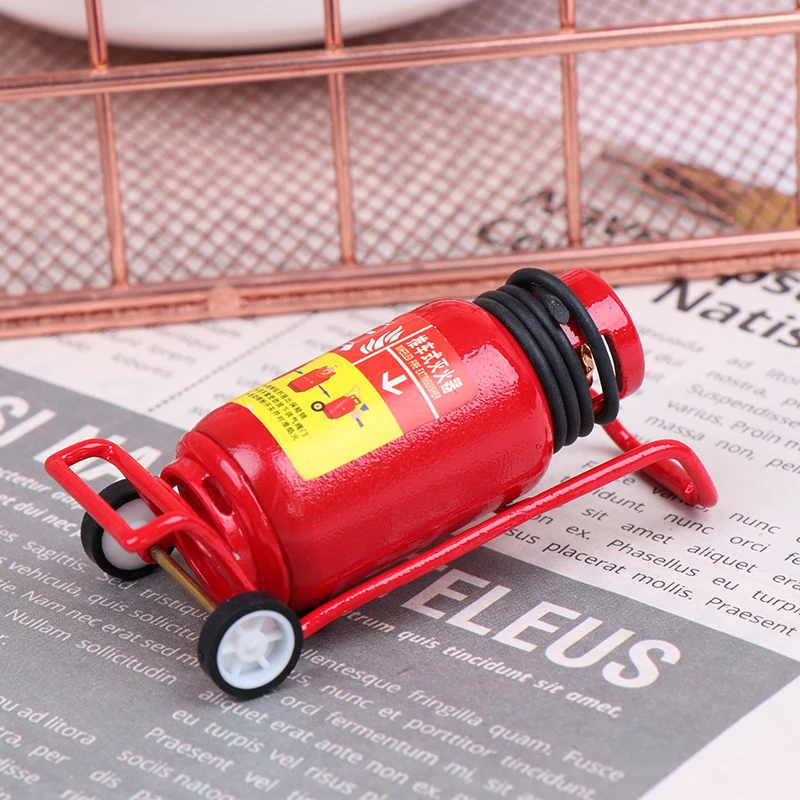 1:12 Miniature Dollhouse Fire Extinguisher Play Doll House Furniture Decor Accessories Cute Mini Toys | Игрушки и хобби