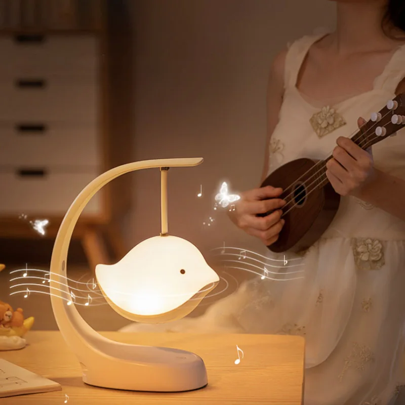 Новогодний подарок Bluetooth-колонка светильник летающая птица музыкальная