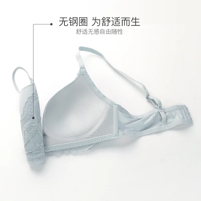 New Push Up Wire Free Women Bra Set Lingerie Thin Cup Sexy Lace Feminina Intimates Underwear & Sleepwears