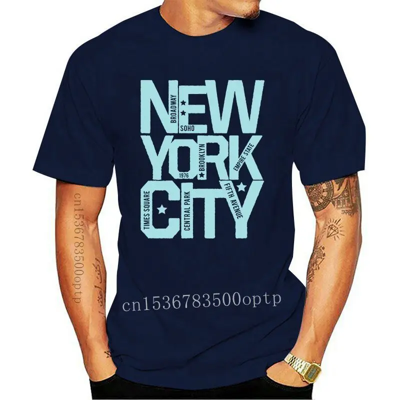 

2020 модная футболка 100% хлопок крутая Нью-Йорк NYC сувенирная футболка унисекс