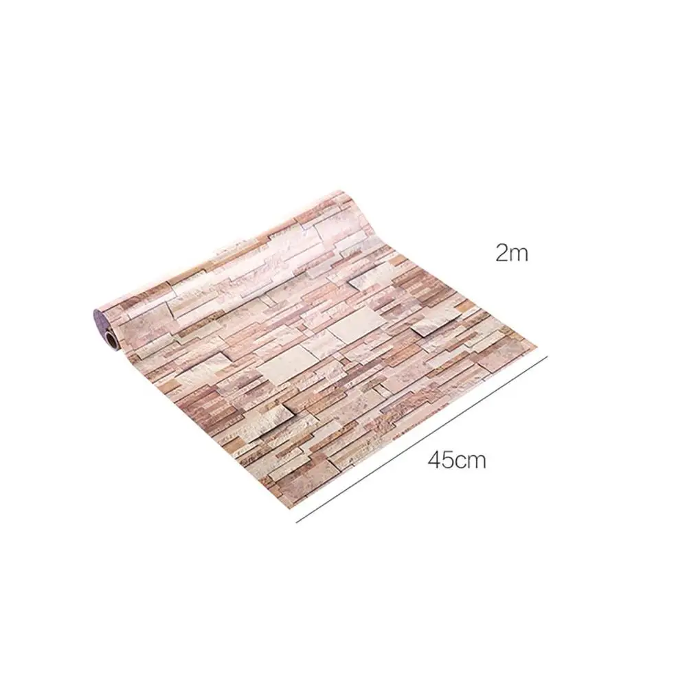 Водостойкая зернистая Настенная Наклейка 45x200 см самоклеящиеся обои украшение