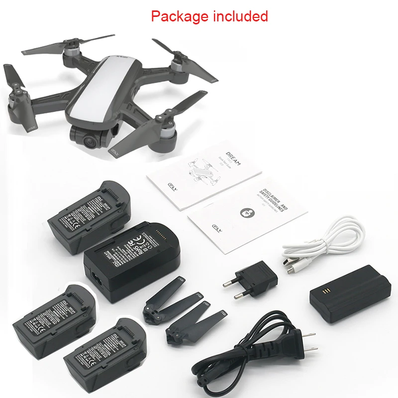 Черный C-FLY Dream RC камера паспортный Дрон мини селфи вертолет Квадрокоптер PK DJI Spark Mavic pro камера Дрон - Цвет: Черный