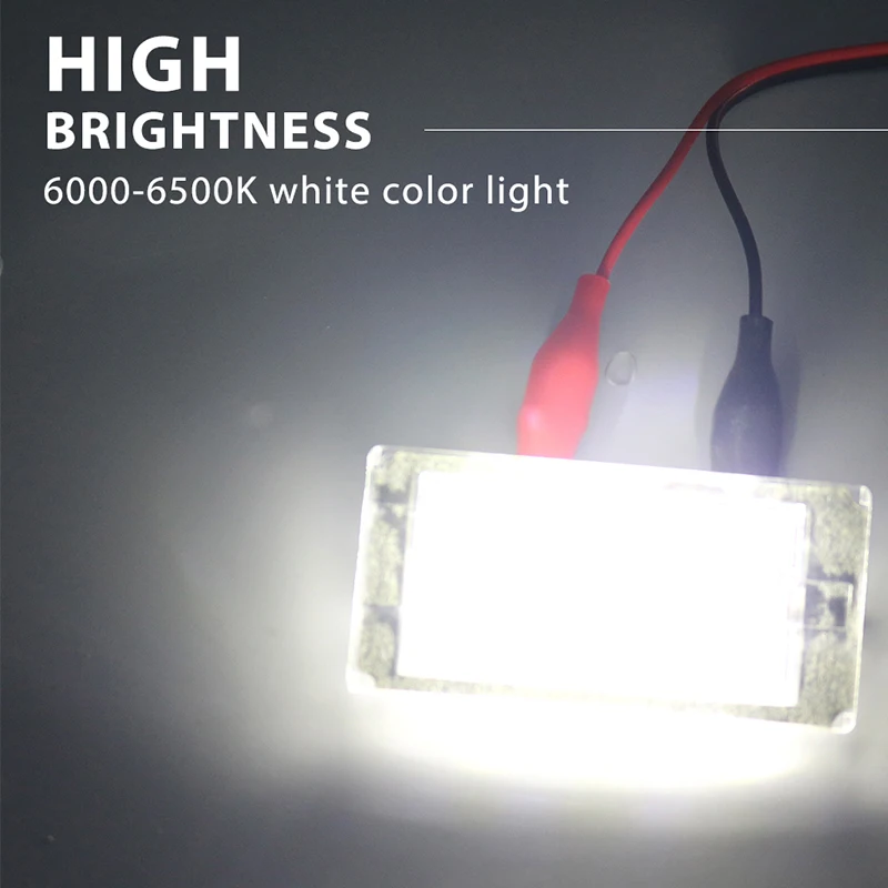 Led License Plate Lights For Bmw 3 Series E46 M3 2D Coupe 1998-2003 Pre-facelift Error Free Tail Number Lamps 12V HLXG 2PC | Автомобили и