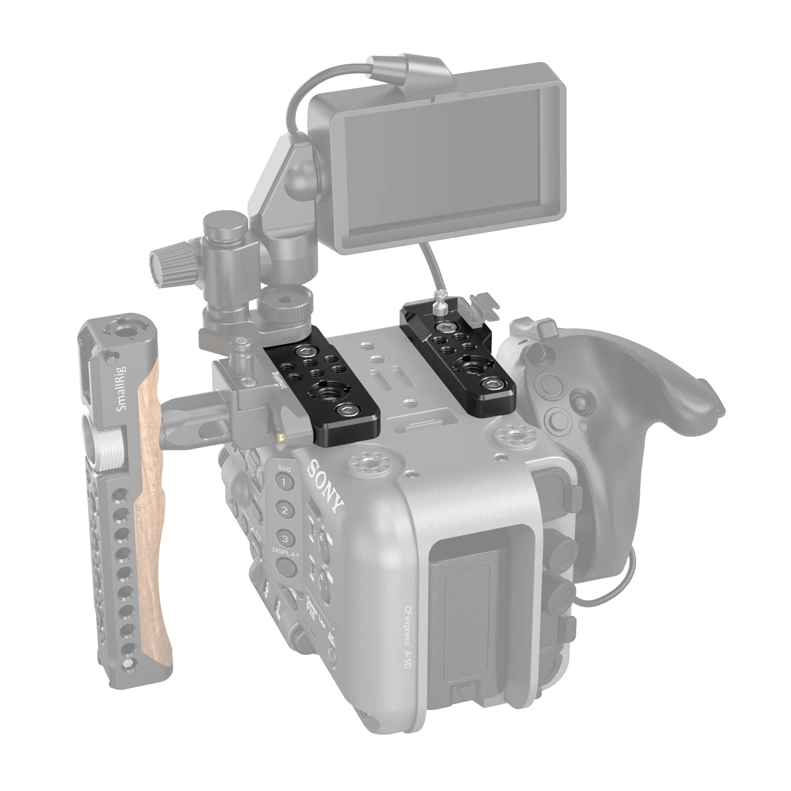 Верхняя пластина SmallRig для Sony FX6 с несколькими резьбовыми отверстиями 1/4 дюйма-20