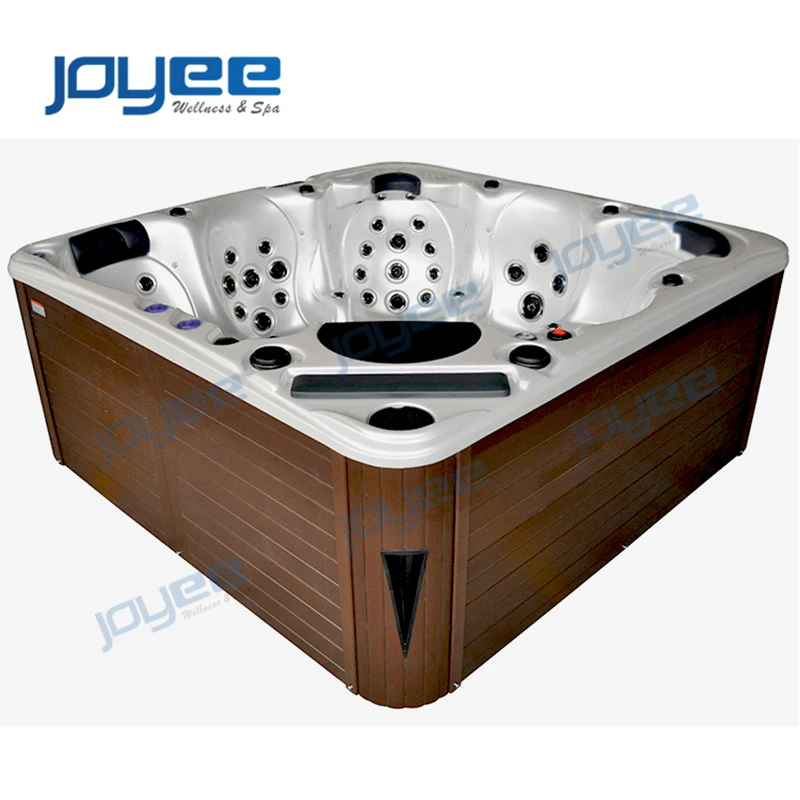 Новый дизайн большая гидромассажная Ванна JOYEE для 6 человек CE садовые