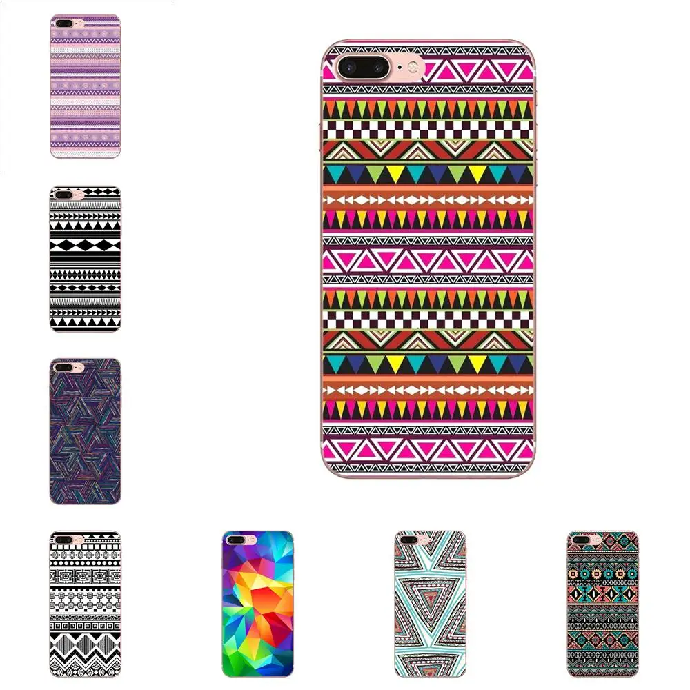 Geometry Art Triangle Tribal Aztec Ethnic Soft TPU Cases Skin For Apple iPhone 4 4S 5 5C 5S SE 6 6S 7 8 Plus X XS Max XR | Мобильные
