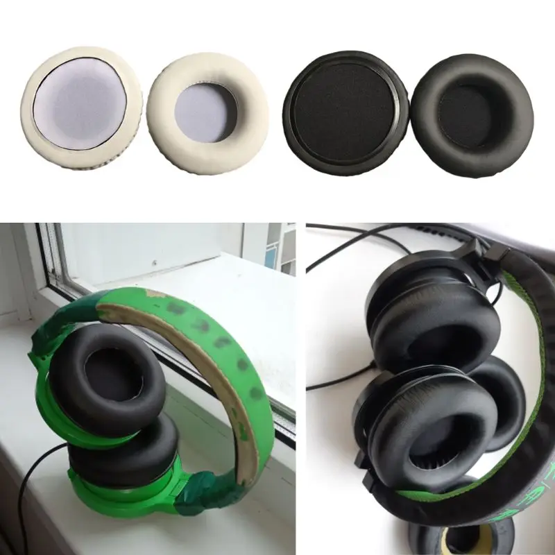 2 шт./1 пара 90 мм наушников подушки Замена амбушюры для Razer Кракен Pro игровые