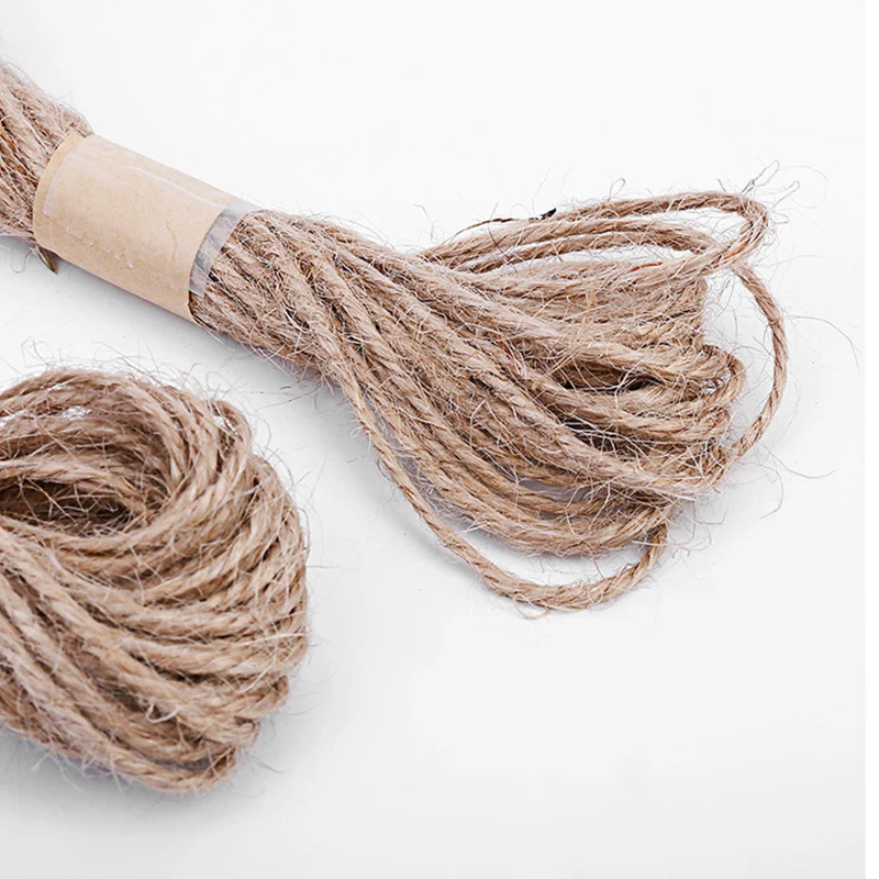 1 мм/2 мм/3 мм широкий веревки из натурального джута рождественские украшения