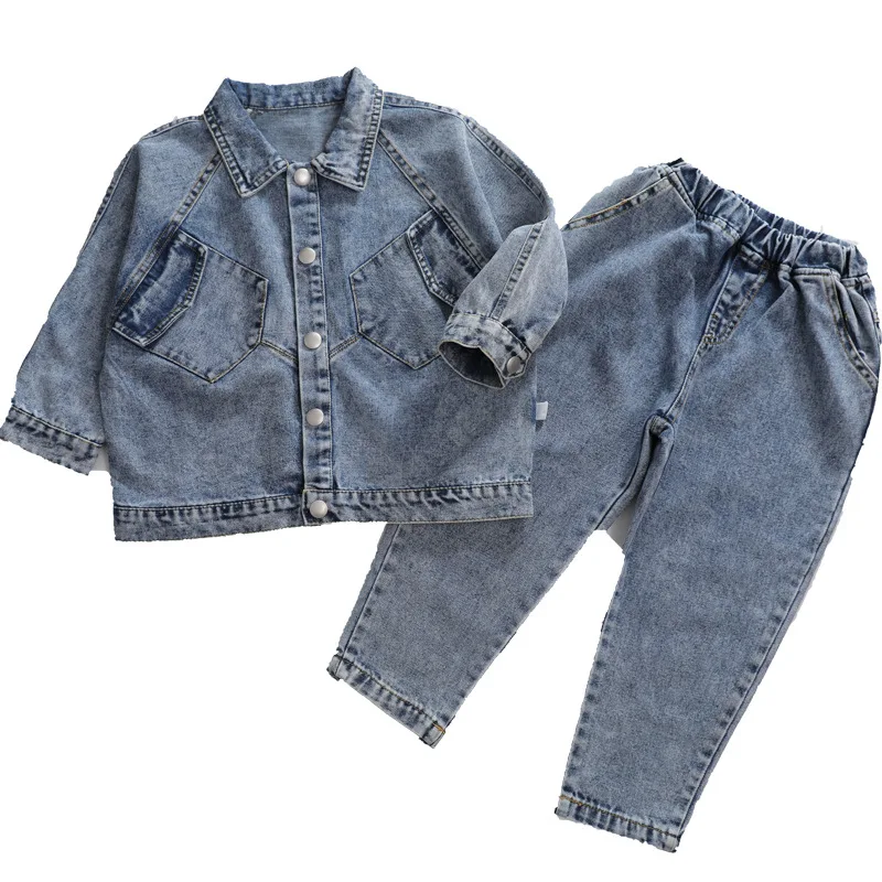 

Children's wear denim suit for boys and girls
