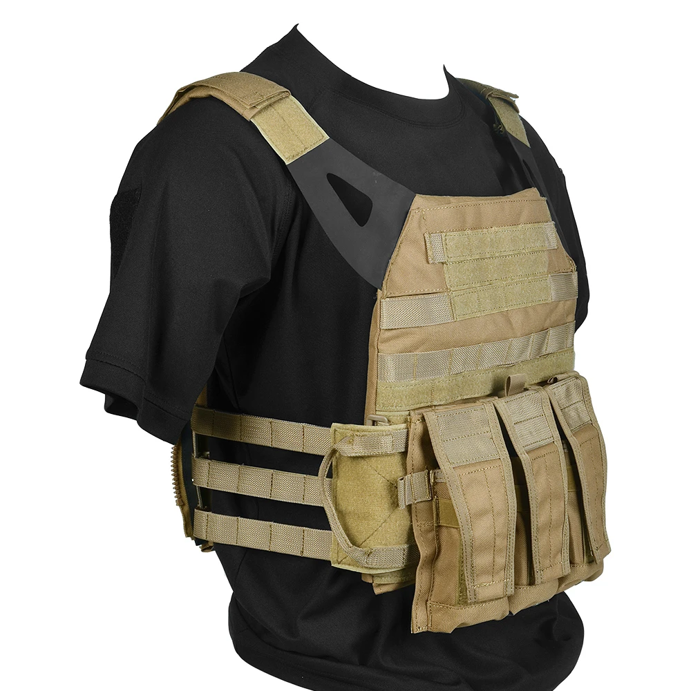 

Установка тактического жилета JPC 2,0 с тройной сумкой для магазинов M4 5,56, аксессуары для боевого пейнтбола