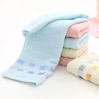 quick dry towel plain thickened face cleaning hair wrap hand cooling adult bath towel solid color 100 cotton sweat wiping