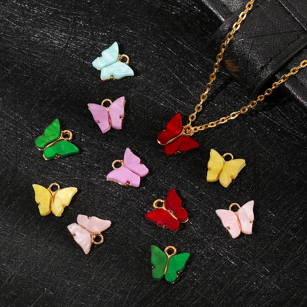 10 шт. карамельных цветов сплав акриловые бусины ручной работы изготовление