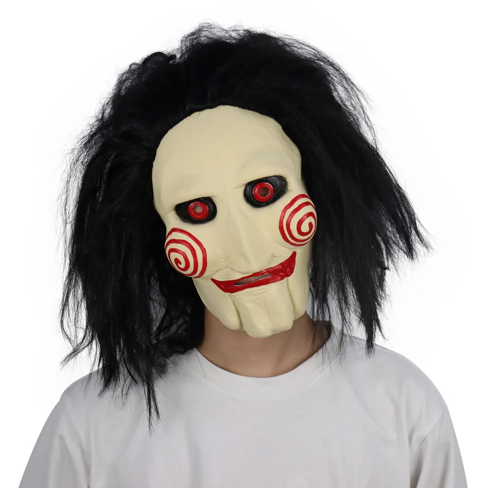 

Horror Movie Saw Mask Cosplay Spiral:From the Book of Saw Scary Killers Jigsaw Latex Masks Halloween Party Costume Props New