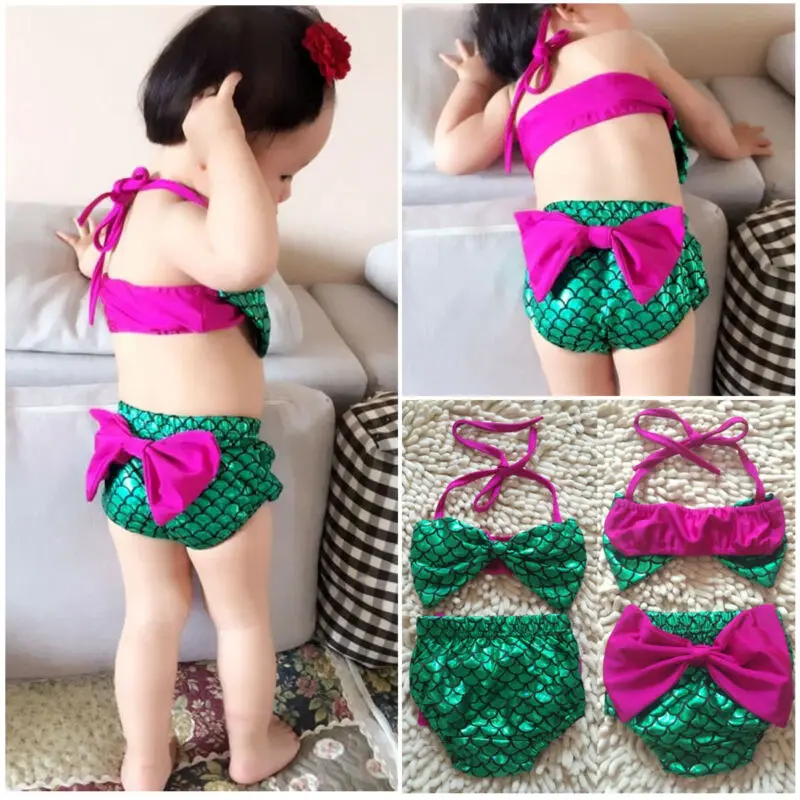 2 шт. купальник-бикини с бантом и юбкой-годе | Спорт развлечения