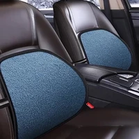 car seat office chair plush warmth lumbar cushion massage waist support pad winter warm back lumbar auto accessories