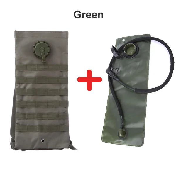 Green Nylon 2.5L дорожная Молл емкость для воды мешок мочевого пузыря нейлоновый рюкзак на плечо Открытый гидратации питьевой воды держатель для бутылок(Велоспорт - Цвет: Green Nylon