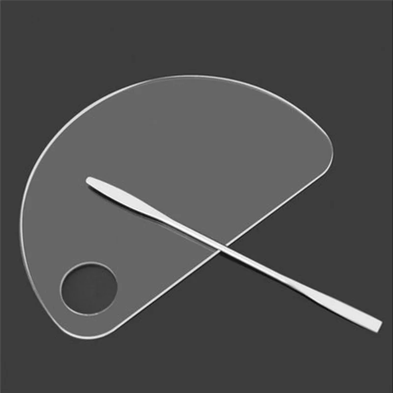 Прозрачная акриловая художественная палитра для смешивания красок делает