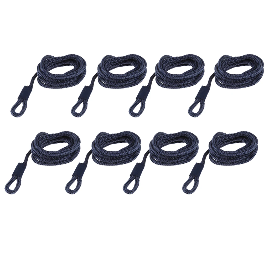 8 шт. Синяя линия для кранцов лодок длина 1 5 м диаметр каната 6 мм|Лодочный якорь| |