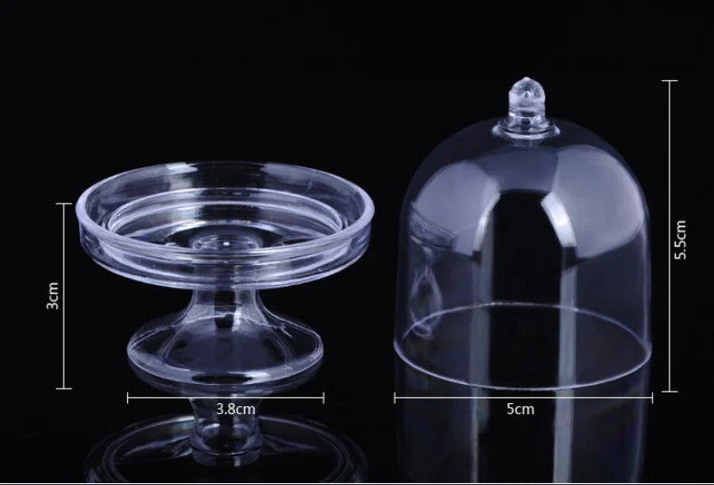 1 шт. пластиковый прозрачный Настольный лоток конфетная коробка сахарная банка
