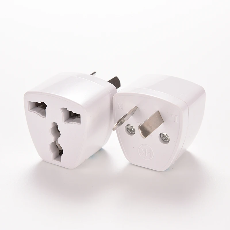1pc Universal EU UK US GER AU CHN Plug Adapter European Germany Australia China Power Socket White Travel Converter |