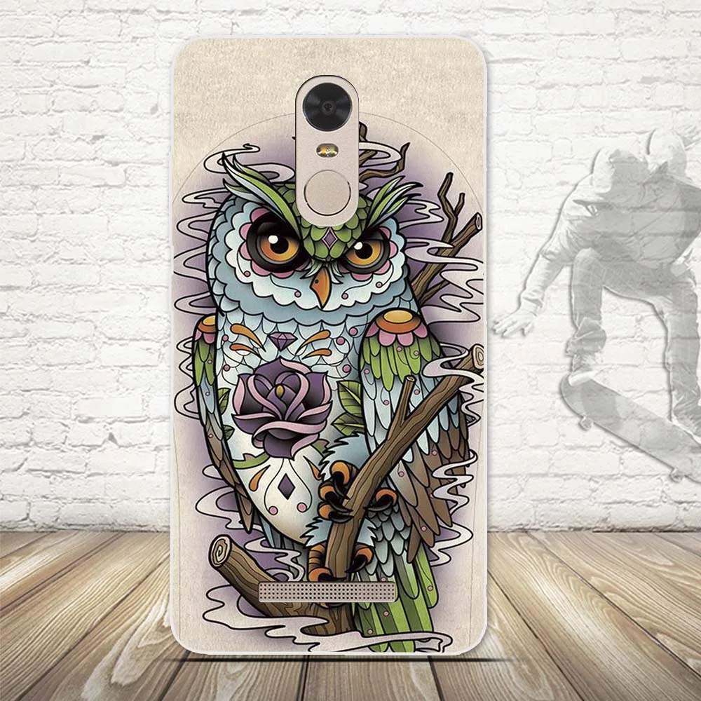 Мягкий силиконовый чехол с 3d-рисунком защитный для сотового телефона Xiaomi Redmi Note 3