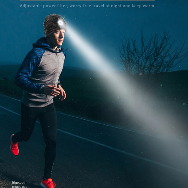 Шапка унисекс со светодиодный подсветкой шапка с подзарядкой от USB