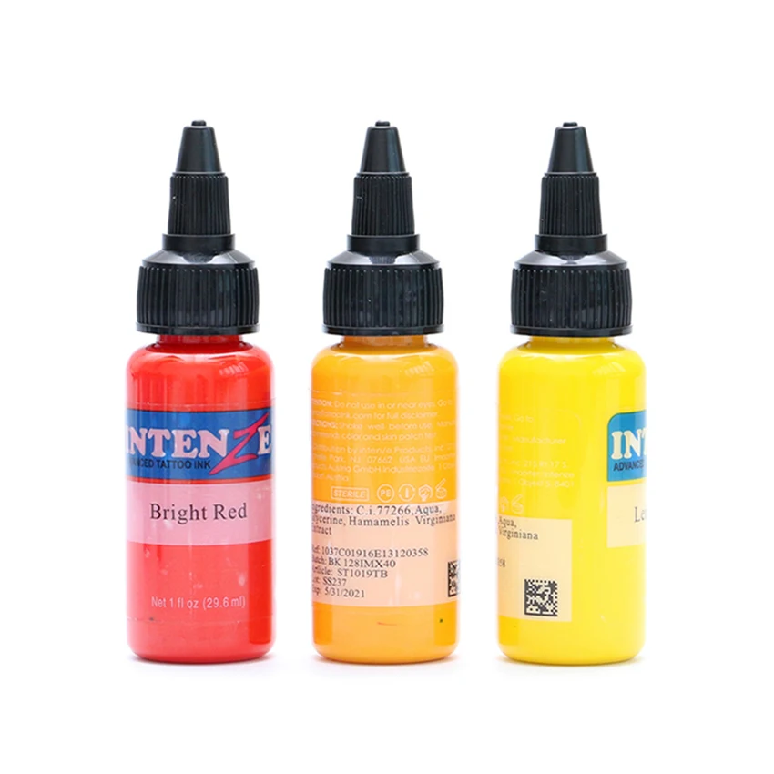 

Tattoo Ink Set 1oz - 14 Best Selling Primary Colors Permanent Body Paint Tattoo Pigment Body Art Color Set