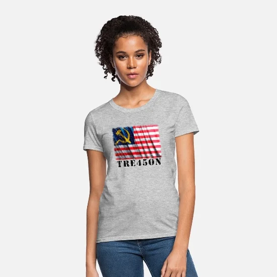 Женская футболка с забавным изображением Путина Трампа|Футболки| |