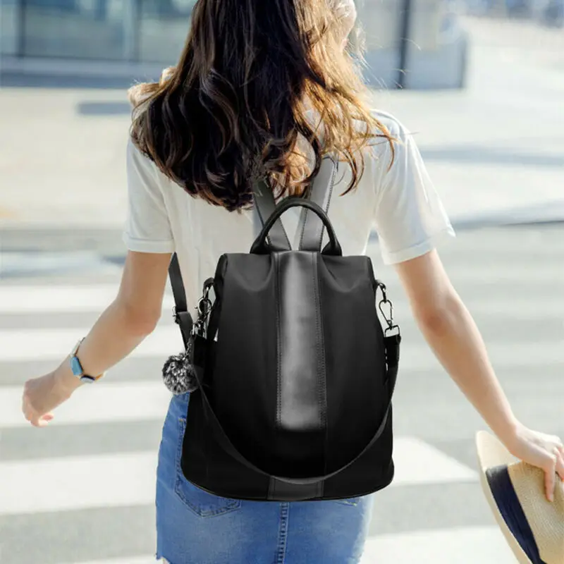 Новый женский Водонепроницаемый Школьный рюкзак из ткани Оксфорд с защитой от