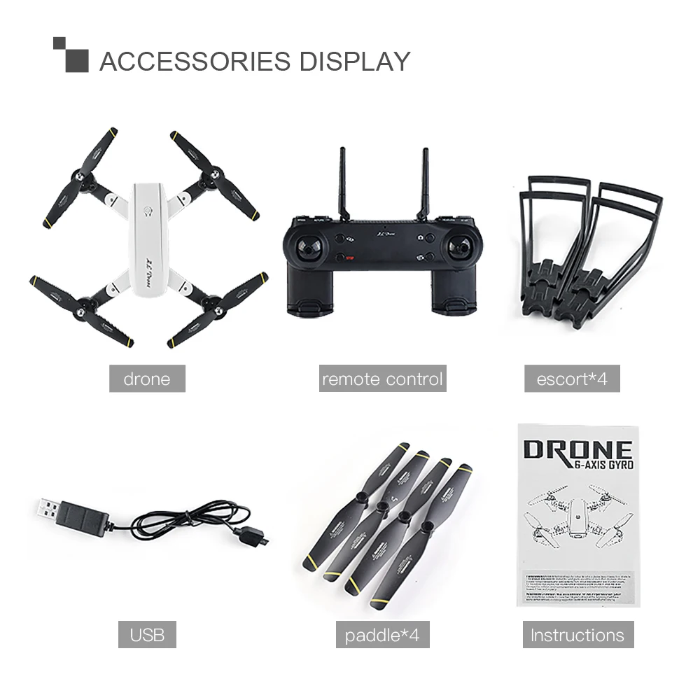 SG700 дрона с дистанционным управлением 0.3MP / 2.0MP Камера Wi-Fi FPV складной 6-осевой