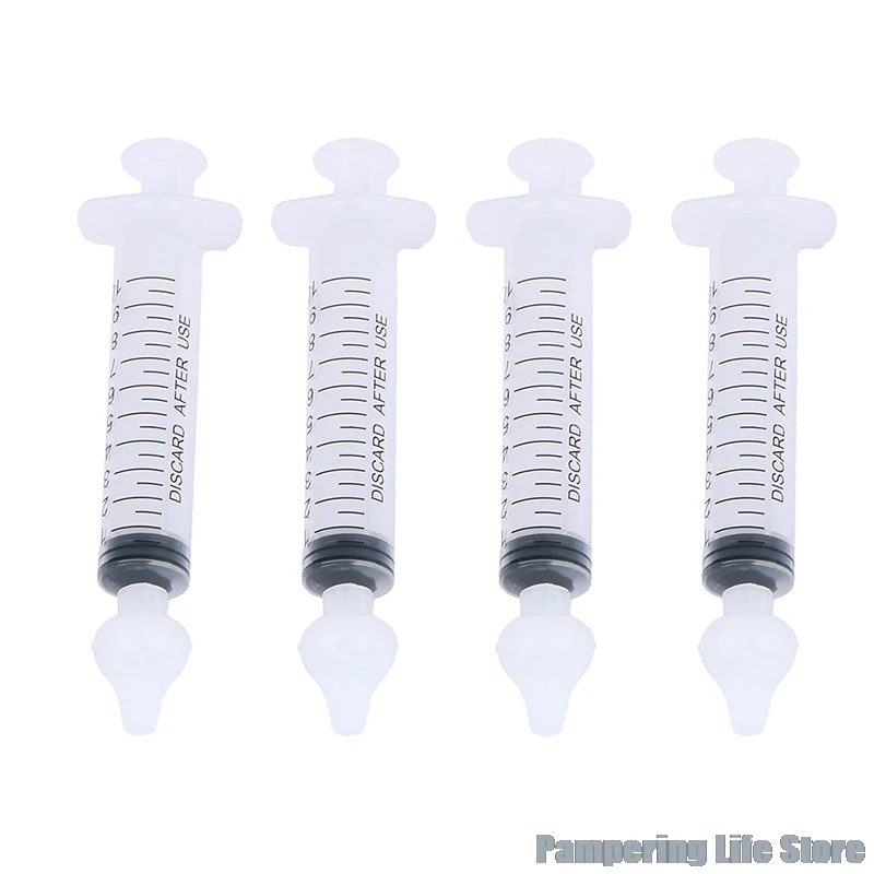 

4pcs 10ml Baby Care Nose Clean Needle Tube Infant Nasal Cleaner Nasal Washer